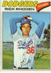1977 Topps Baseball Cards      245     Rick Rhoden